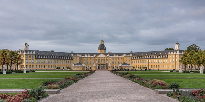 Panorama města Karlsruhe