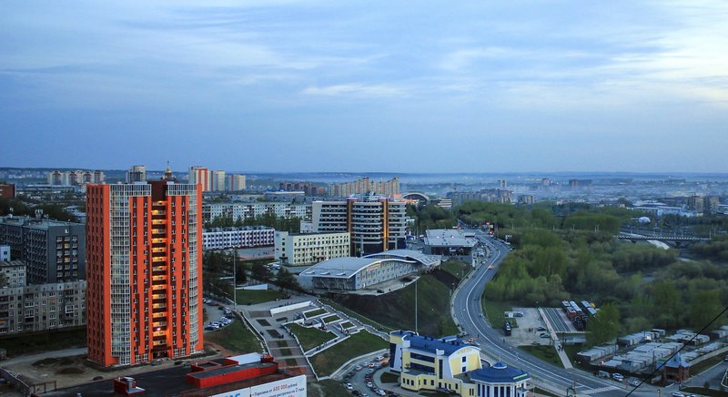 Skyline of Kemerovo