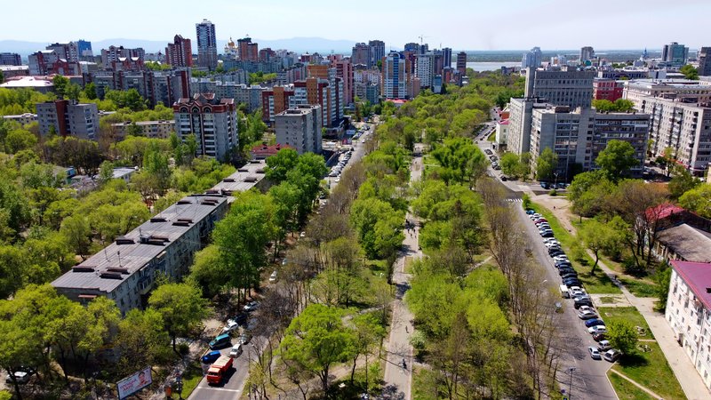 Skyline of Khabarovsk