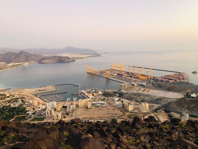 Skyline of Khor Fakkan