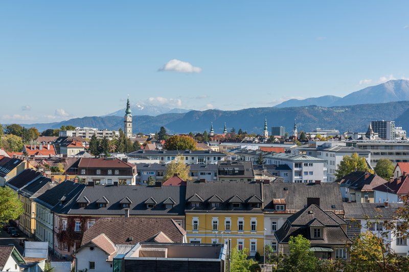 Klagenfurt天际线