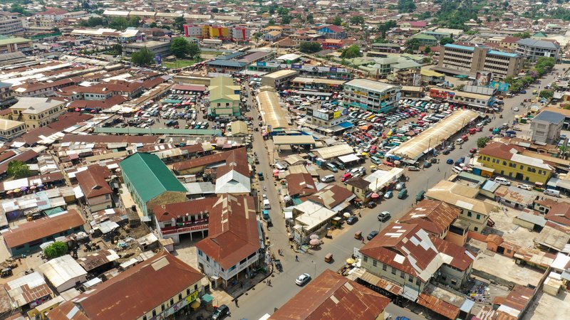Skyline of Koforidua