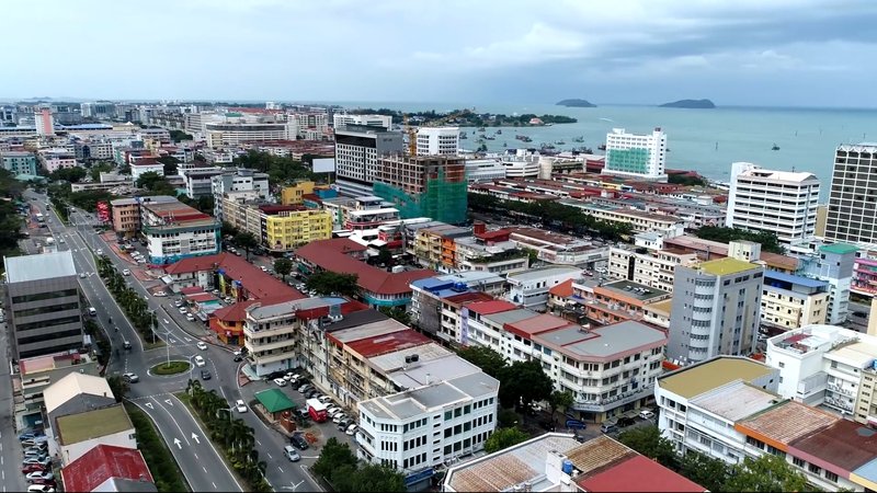 Skyline of Kota Kinabalu