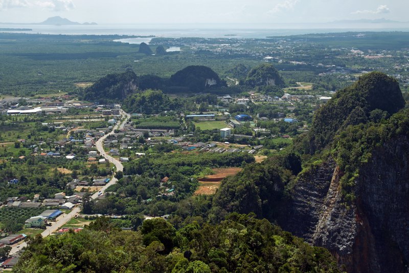 Skyline of Krabi
