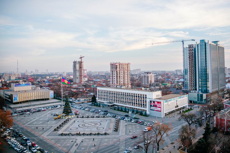 Skyline of Krasnodar