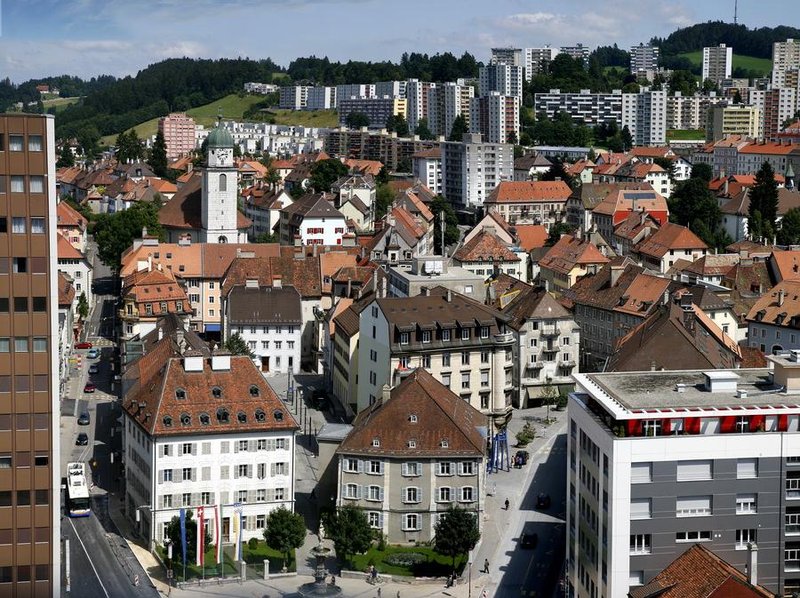 Panorama města La Chaux-de-Fonds