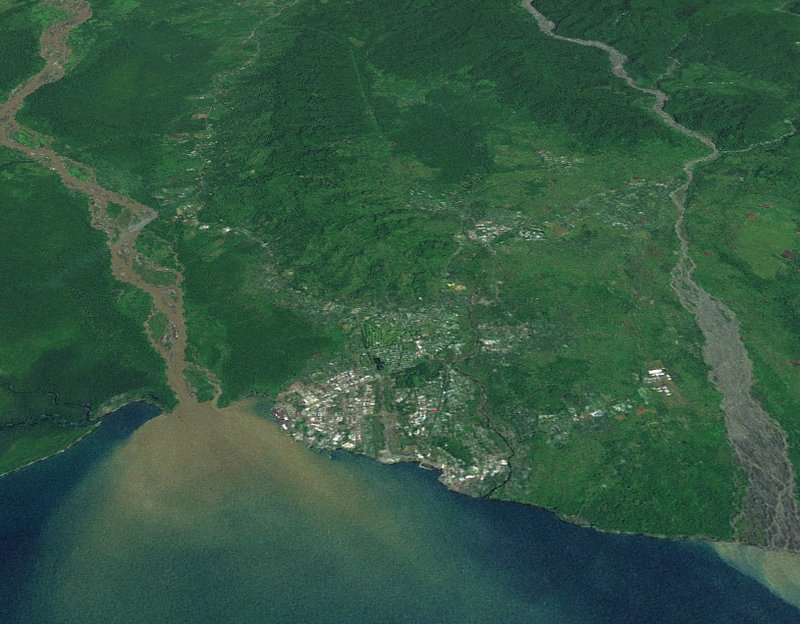 Skyline of Lae