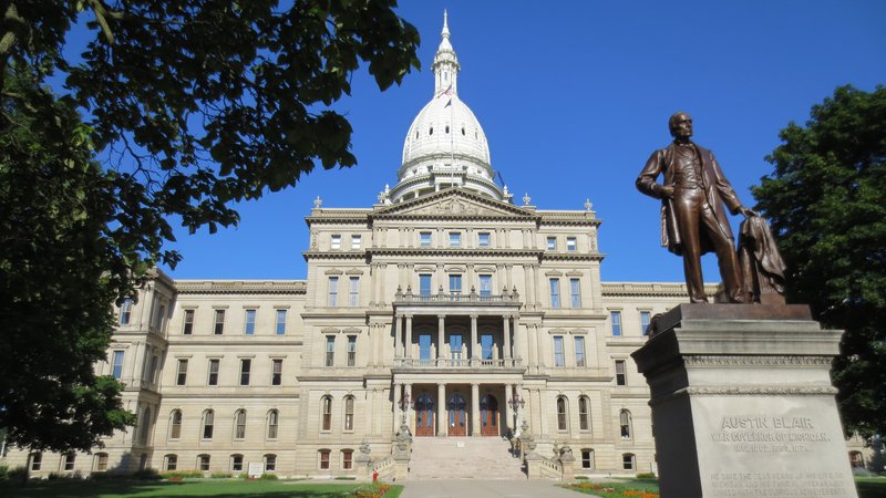 Skyline of Lansing