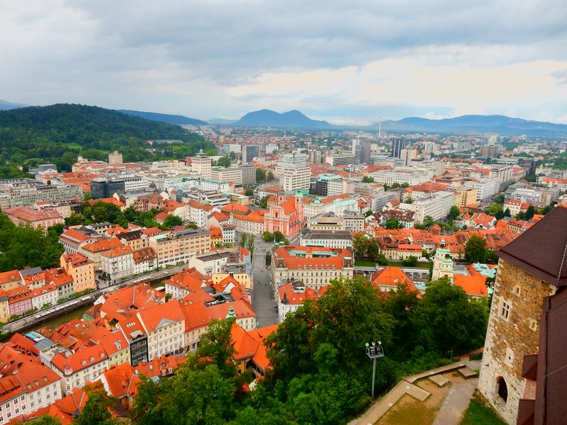 Ljubljana天际线
