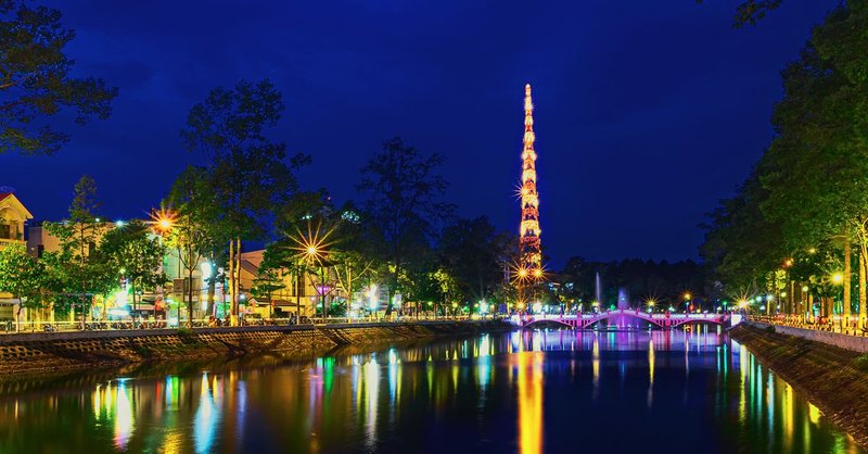 Skyline of Long Xuyen