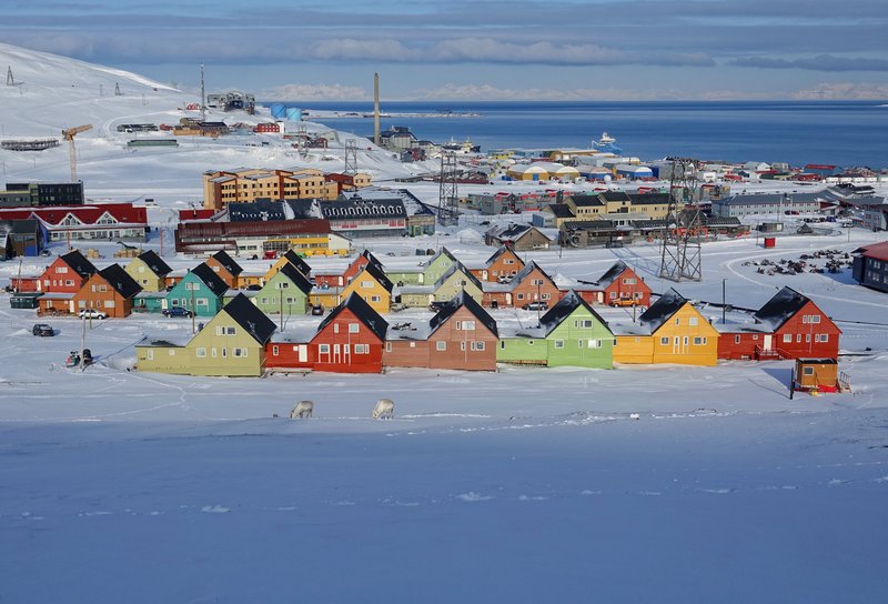 Skyline of Longyearbyen