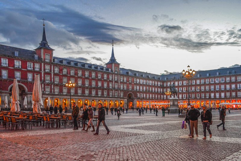 Panorama města Madrid