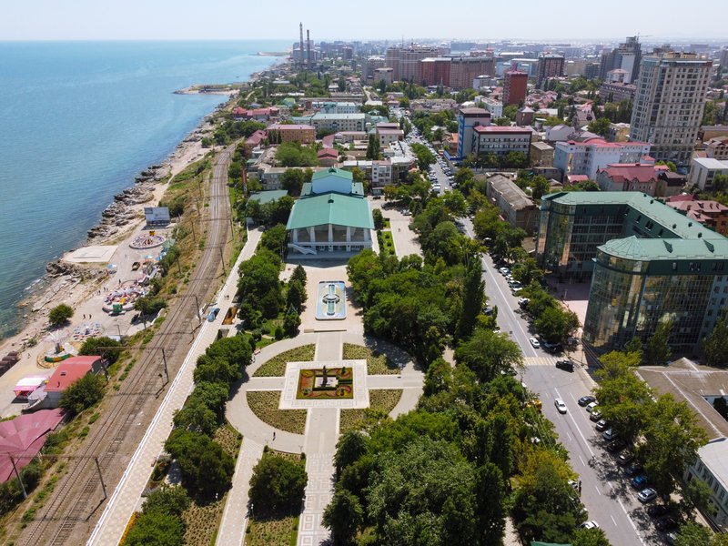Skyline of Makhachkala