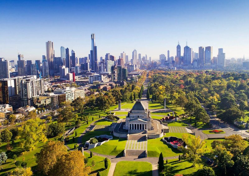 Πανοραμική άποψη του Melbourne