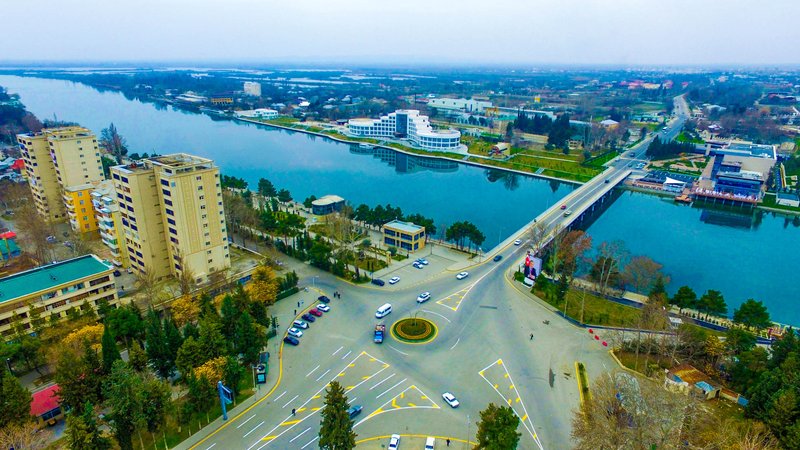 Skyline of Mingachevir