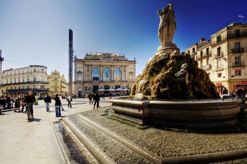 Panorama města Montpellier