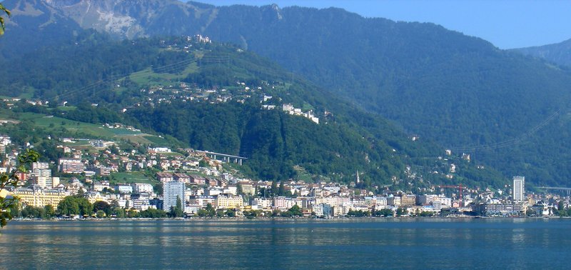 Panorama města Montreux