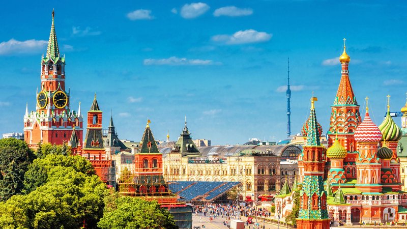 Skyline of Moscow