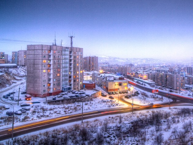Skyline of Murmansk