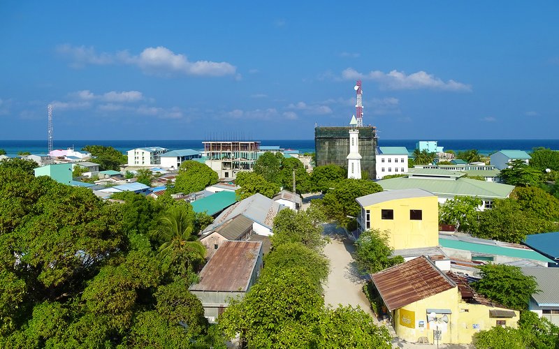 Skyline of Naifaru