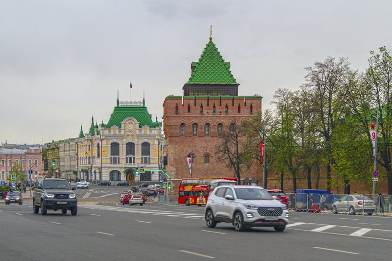 Skyline of Nizhny Novgorod
