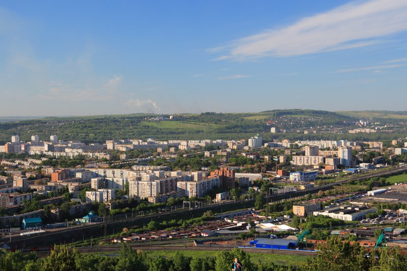 Skyline of Novokuznetsk