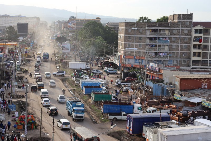 Skyline of Ongata Rongai