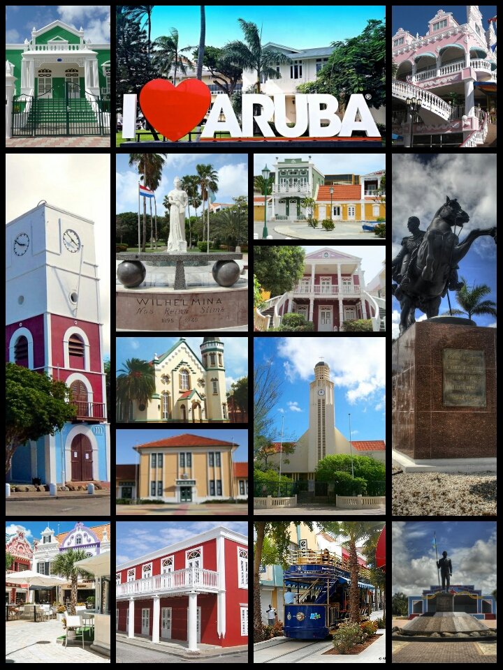 Skyline of Oranjestad