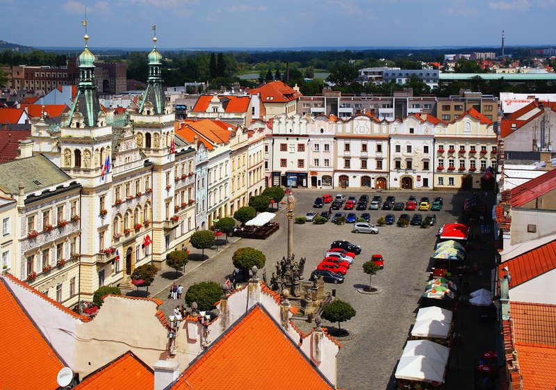 Panorama města Pardubice