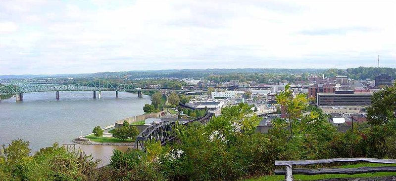 Skyline of Parkersburg