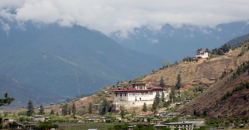 Skyline of Paro