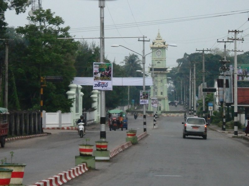 Skyline of Pathein