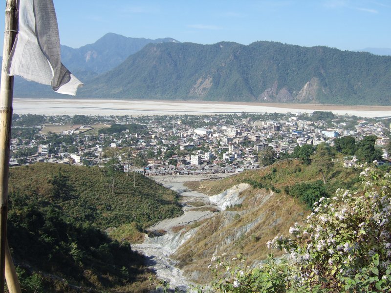 Skyline of Phuntsholing