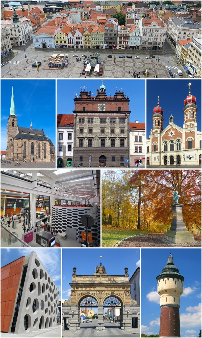 Panorama města Plzeň