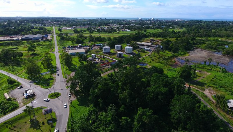 Skyline of Point Fortin