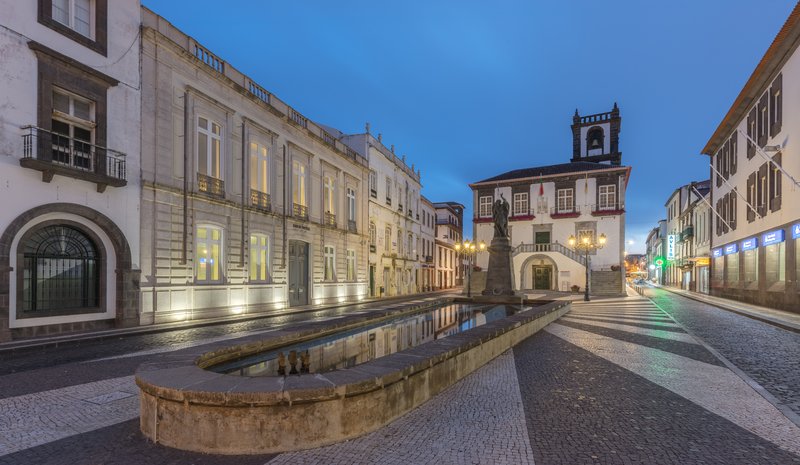 Panorama města Ponta Delgada