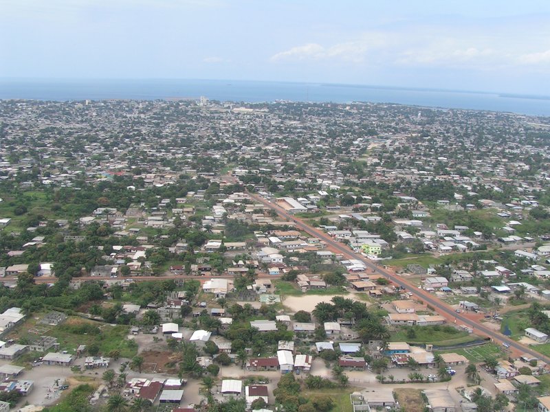 Skyline of Port-Gentil