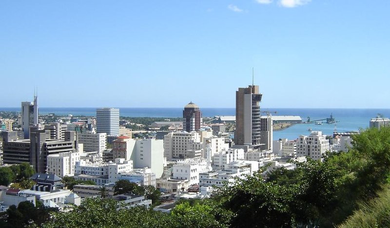 Skyline of Port Louis