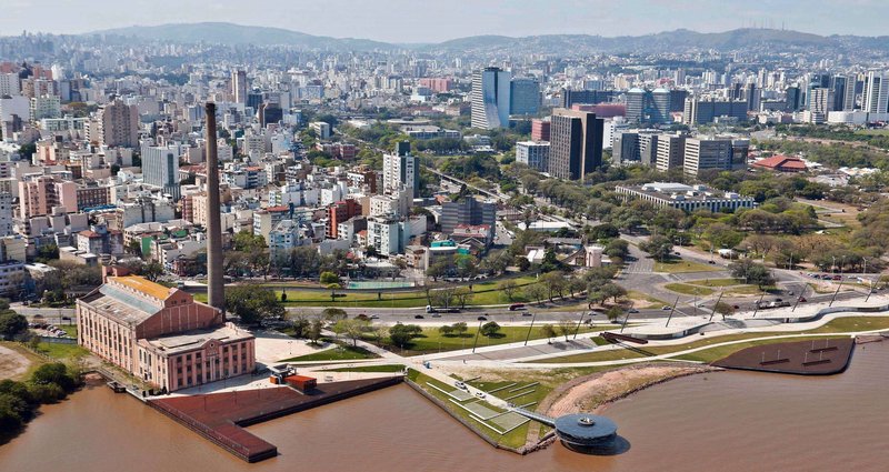 Panorama města Porto Alegre