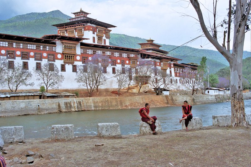 Skyline of Punakha