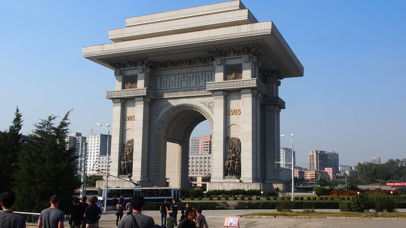 Skyline of Pyongyang