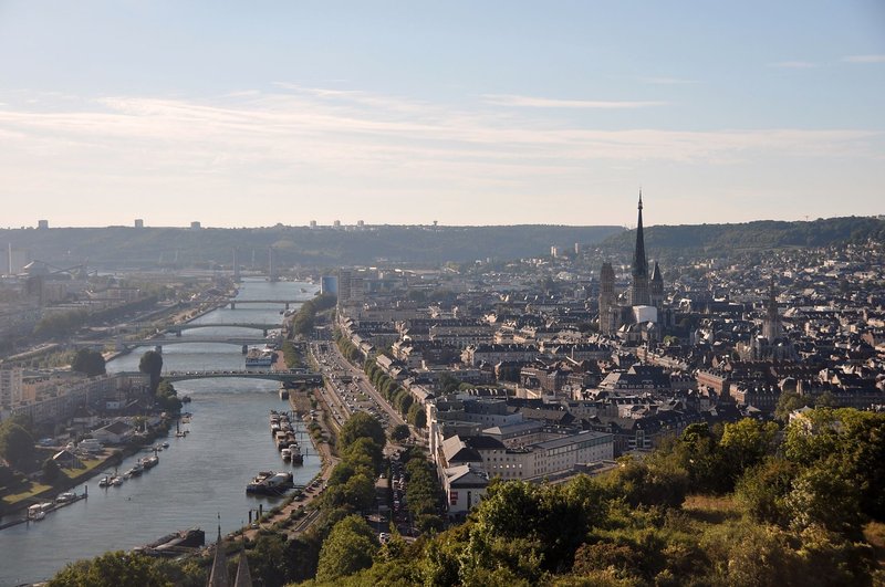 Panorama města Rouen