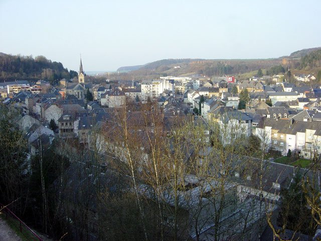 Panorama města Rumelange