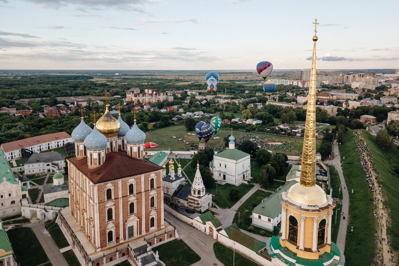 Skyline of Ryazan
