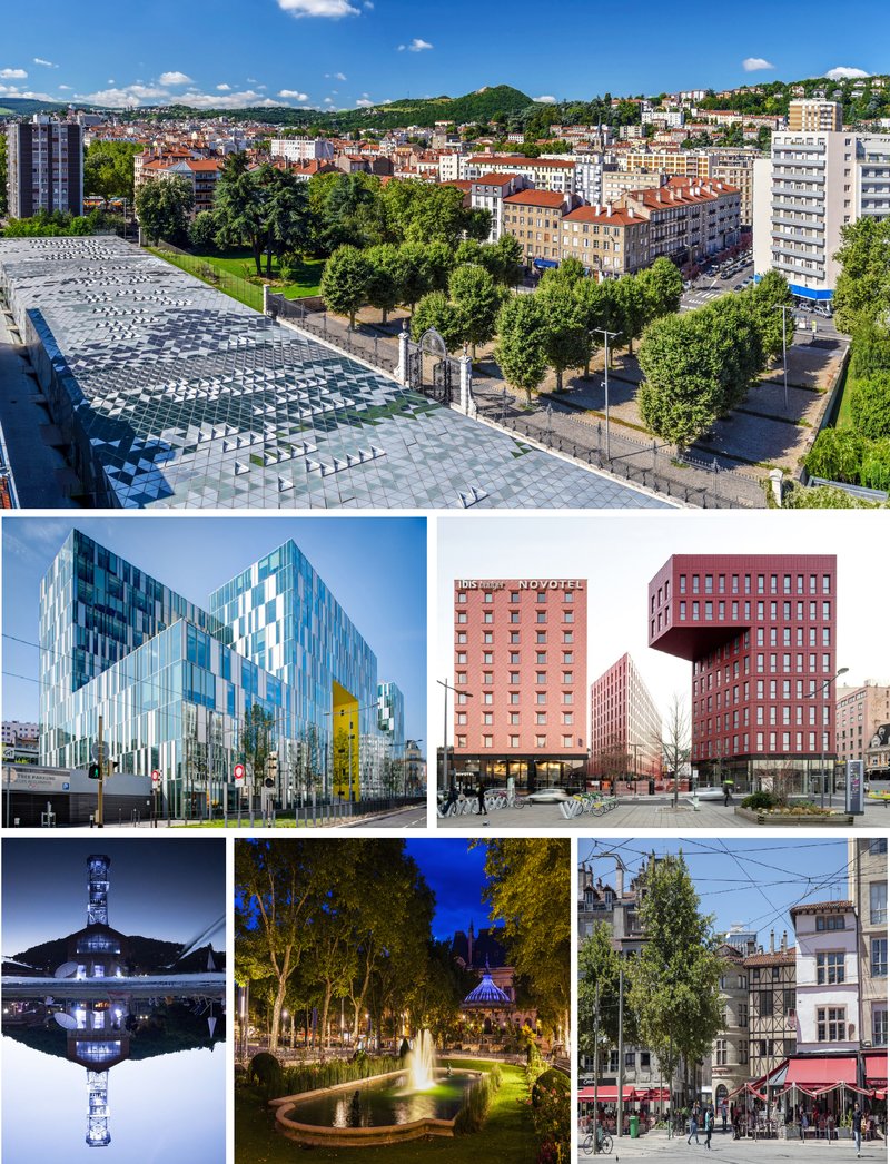Panorama města Saint-Étienne
