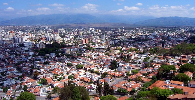 Panorama města Salta