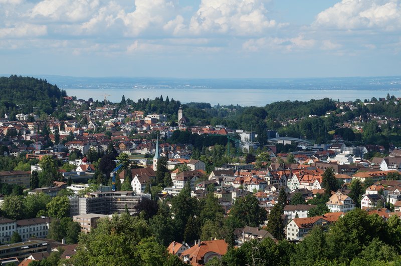 Panorama města St. Gallen