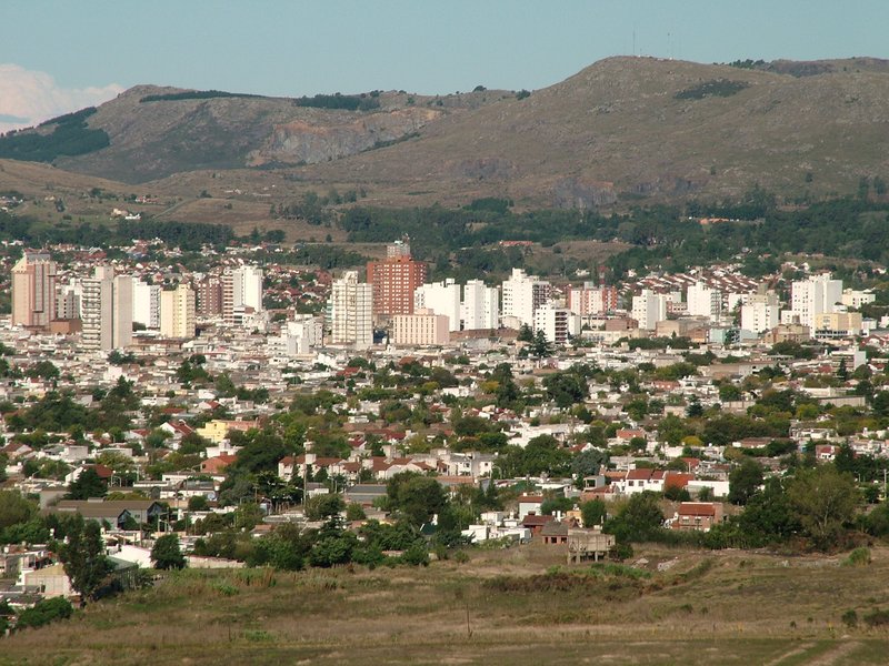 Panorama města Tandil