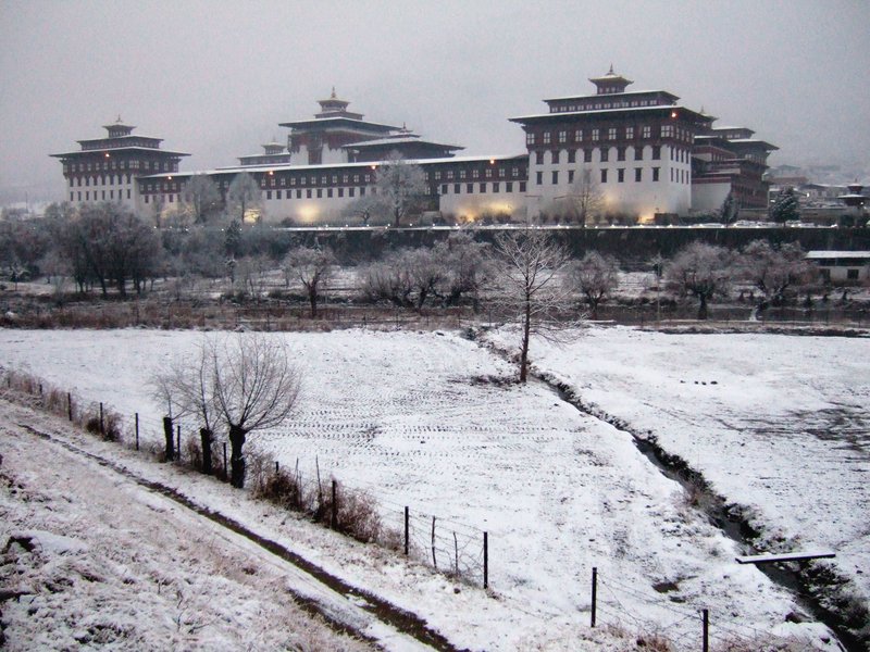 Skyline of Thimphu