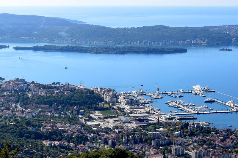 Skyline of Tivat